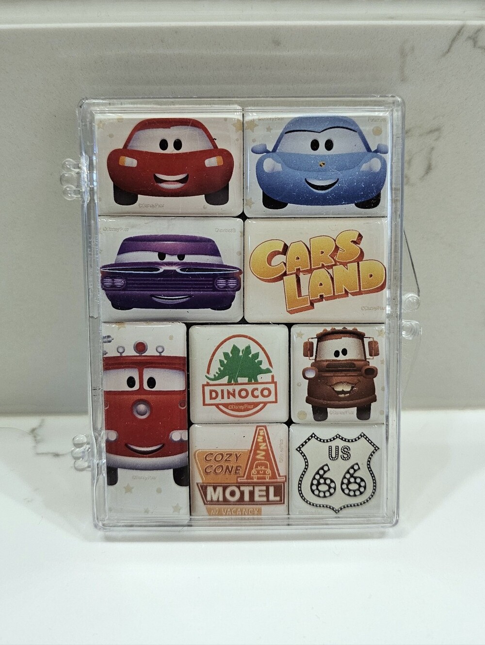 Vintage Disney Cars Magnets - Matching Set